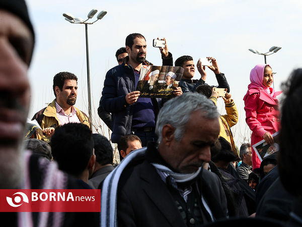 در حاشیه تدفین آیت الله هاشمی رفسنجانی - حرم مطهر امام خمینی(ره)