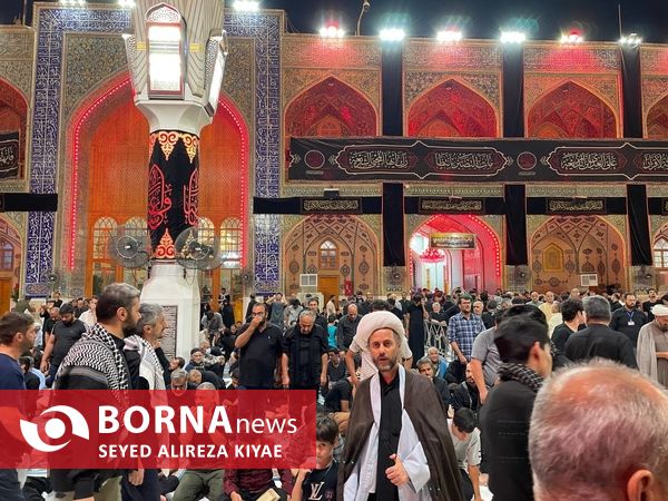 حرم حضرت علی(ع) در شب اربعین حسینی