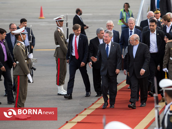 ورود رئیس جمهوری اتریش به تهران (2)