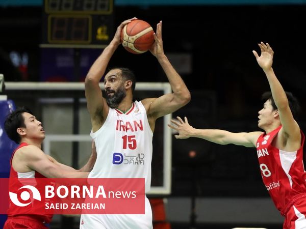 دیدار تیم های بسکتبال ایران - ژاپن