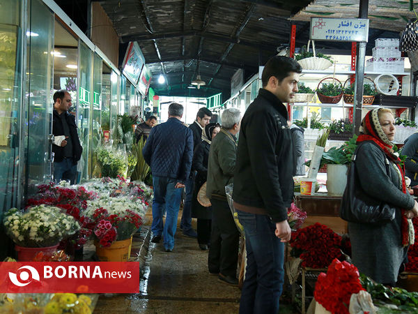 یلدا در بازار گل تهران