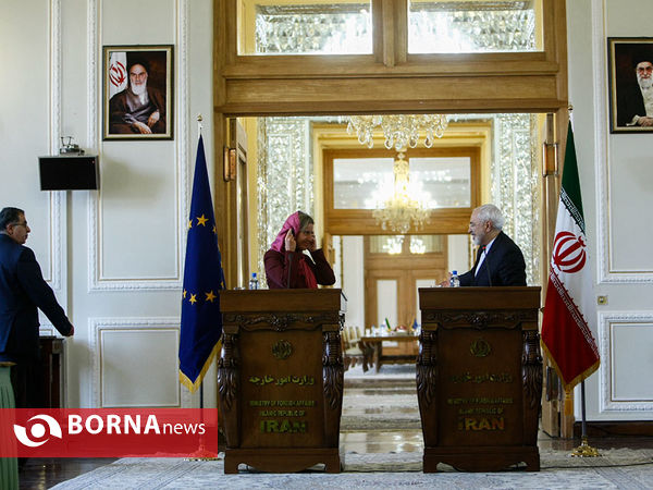 نشست خبری ظریف و موگرینی