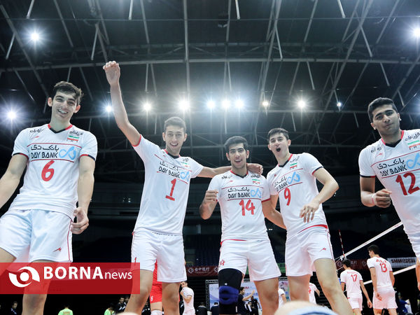 دیدار تیم های والیبال جوانان ایران - کره جنوبی