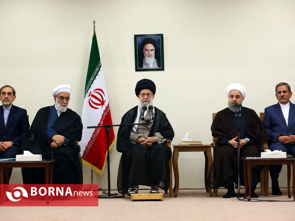 دیدار رئیس جمهور و اعضای هیأت دولت با رهبر انقلاب