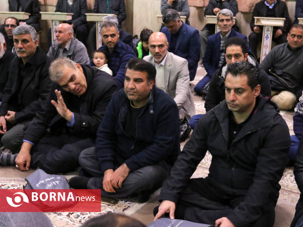 مراسم ختم پدر علیرضا دبیر