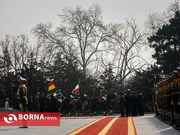 استقبال رسمی از رییس جمهوری غنا