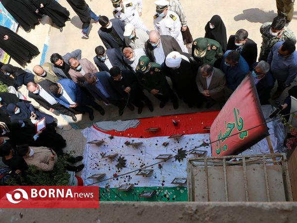 آیین گرامیداشت شهدای آموزش و پرورش آبادان