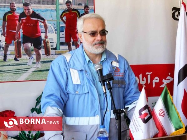 تجلیل از برندگان  جشنواره آتش‌نشانی خرم آباد