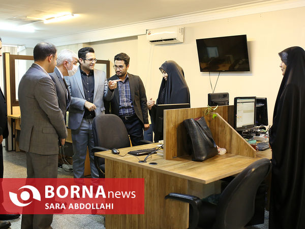 حضور حمید سجادی وزیر ورزش در خبرگزاری برنا