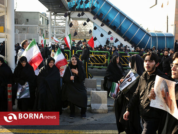 تشییع پیکر سردار شهید حاج قاسم سلیمانی در تهران