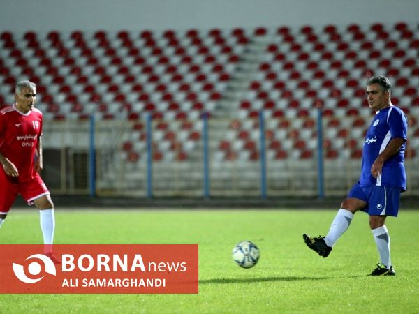 دیدار دوستانه فوتبال پیشکسوتان سپیدرود _ استقلال رشت