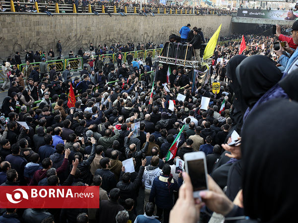 تشییع پیکر سردار شهید حاج قاسم سلیمانی در تهران