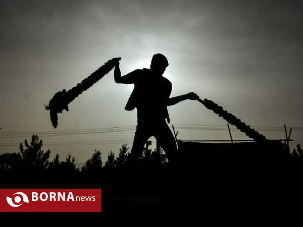 مراسم بیل‌گردانی در «نیم‌ور محلات»