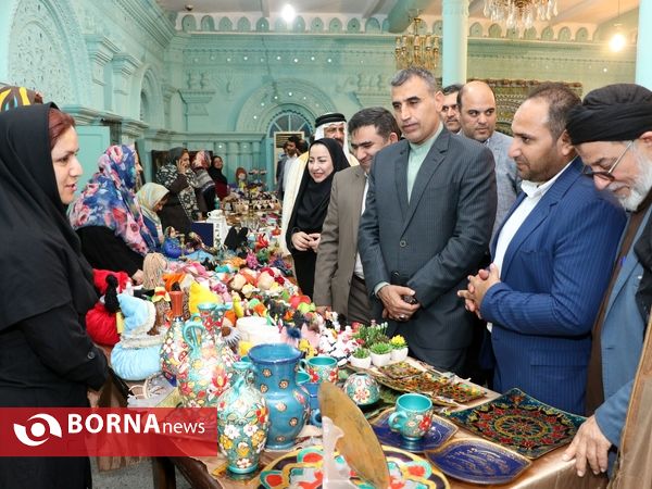 افتتاح نمایشگاه صنایع دستی و هنرهای کاربردی آبادان