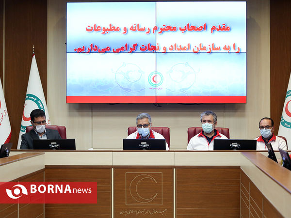 بازدید خبرنگاران از سازمان امداد و نجات جمعیت هلال احمر