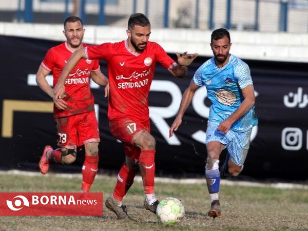 دیدار تیم های فوتبال سپیدرود رشت _شهدای بابلسر