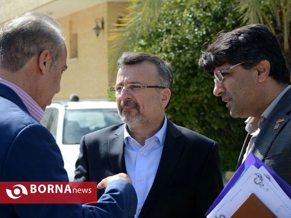 روسای فدراسیون‌ها ورزشی در نقاط صفر مرزی قصرشیرین
