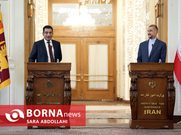 دیدار وزرای خارجه ایران و سریلانکا