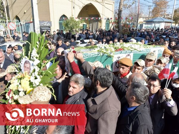 تشییع پیکر «مهدی اثنی عشری» شهید مدافع امنیت در ارومیه