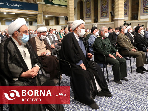 دیدار دست‌اندرکاران برگزاری کنگره شهدای استان قم با مقام معظم رهبری