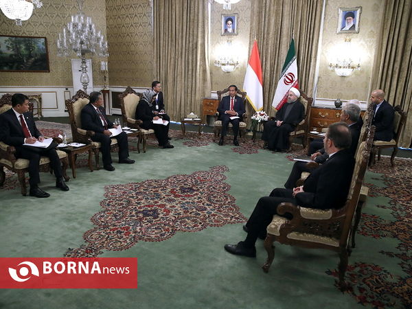استقبال رسمی دکتر روحانی از رییس جمهوری اندونزی