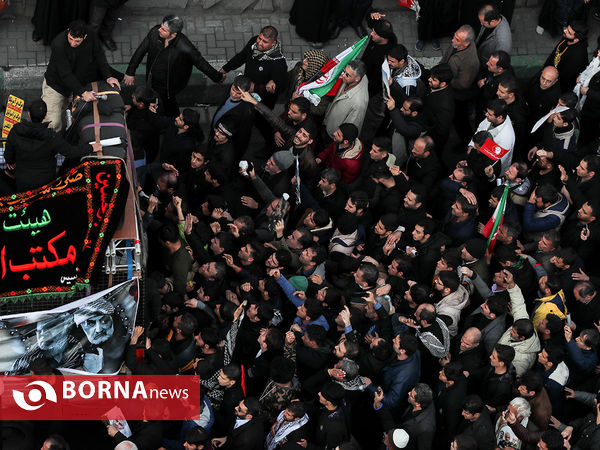 تشییع پیکر سردار شهید حاج قاسم سلیمانی در تهران