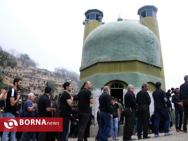 آیین سنتی مراسم علم بندان در شهرک تاریخی ماسوله