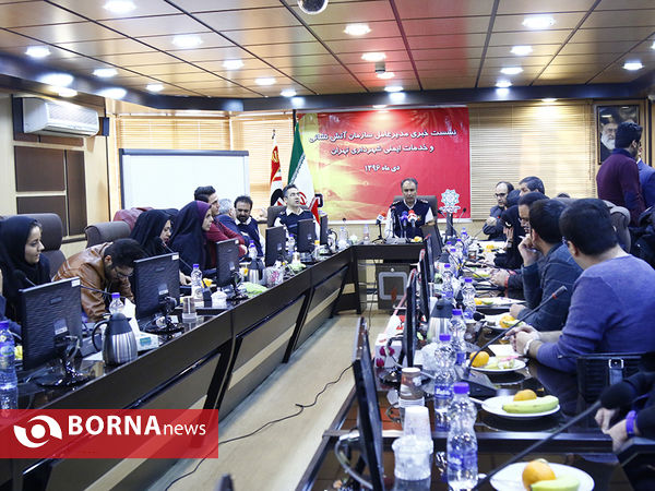 نششست خبری مدیر عامل جدید سازمان آتش نشانی