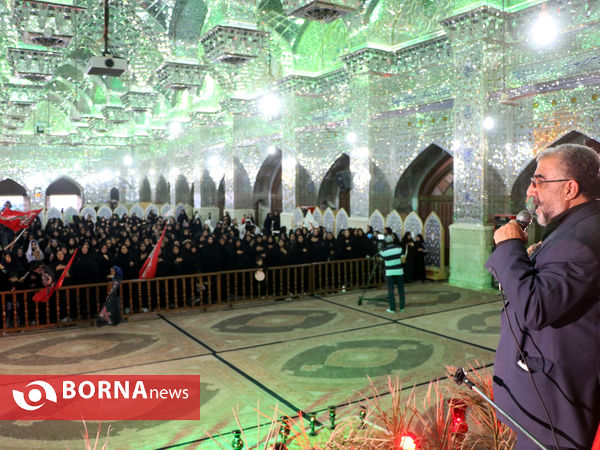 همایش رهروان زینبی و بدرقه زایرین پیاده کربلا در شیراز