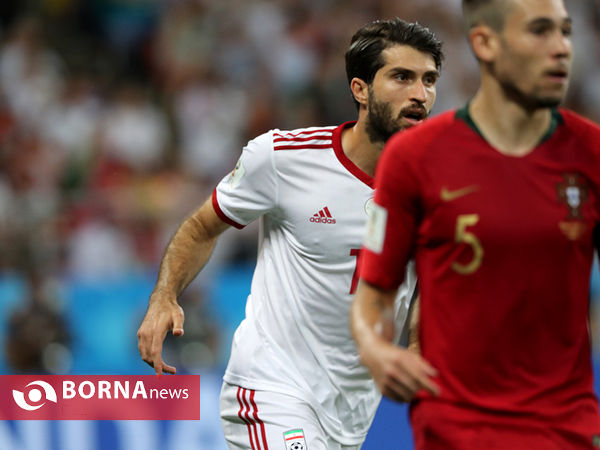 دیدار تیم‌های ملی فوتبال ایران و پرتغال