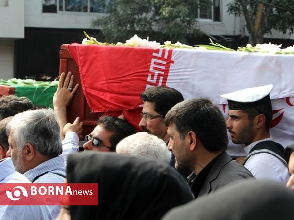 تشییع پیکر جان‌باختگان گیلانی فاجعه منا در رشت