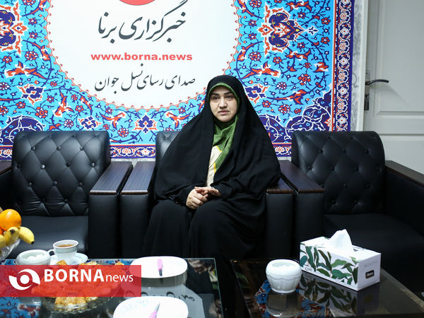 حضور سمیه رفیعی در خبرگزاری برنا