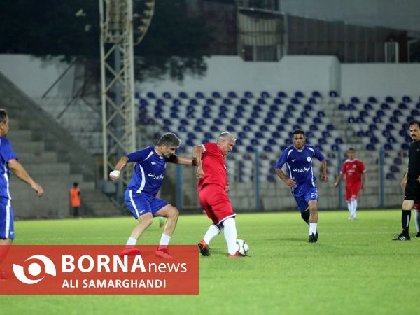 دیدار دوستانه فوتبال پیشکسوتان سپیدرود _ استقلال رشت