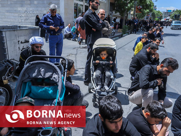 عزاداری مردم اراک در سالروز شهادت امام جعفر صادق(ع)