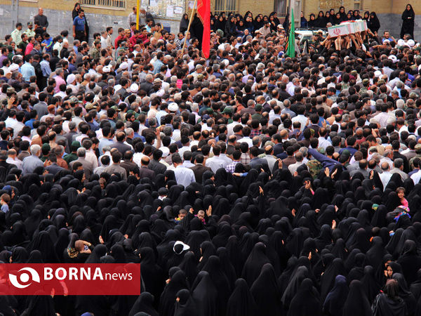 تشییع مخترع شهید محمد پازوکی در سمنان