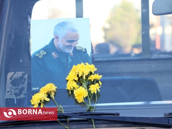 مراسم تشییع پیکر مطهر ۸ شهید گمنام در رشت