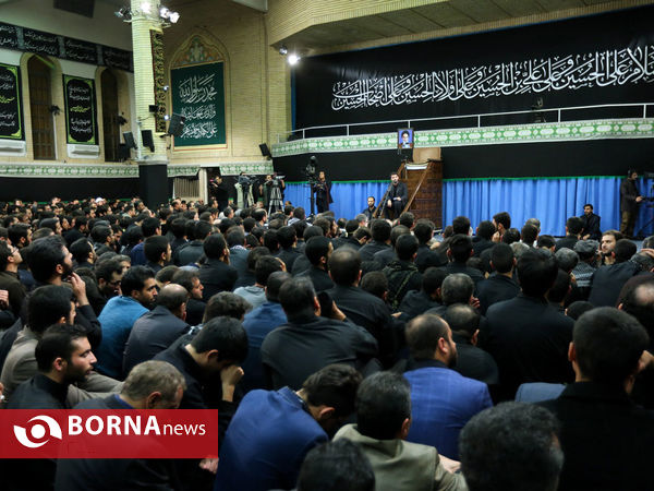 عزاداری شب تاسوعا در حسینیه امام خمینی