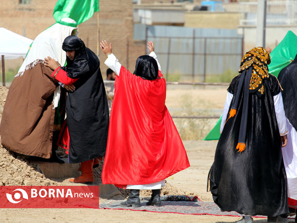 بازسازی واقعه غدیر در شهر زرقان فارس