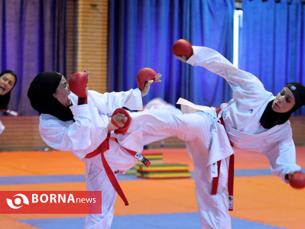 تمرین تیم ملی کاراته بانوان