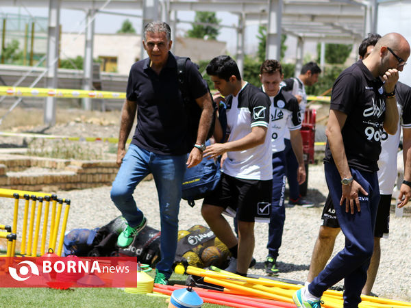 تمرین تیم ملی فوتبال