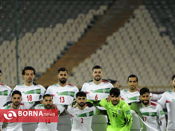 دیدار تیم های فوتبال ایران - امارات