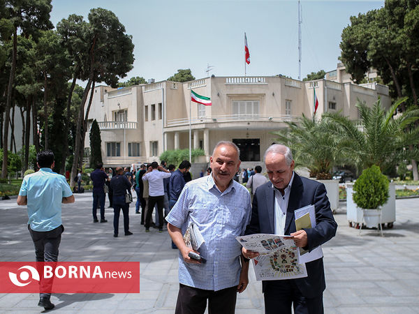 حضور وزرا دولت در جمع خبرنگاران