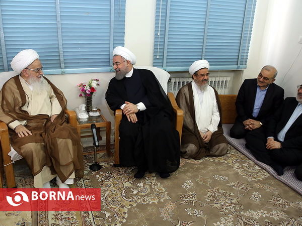 دیدار با آیت الله صافی گلپایگانی
