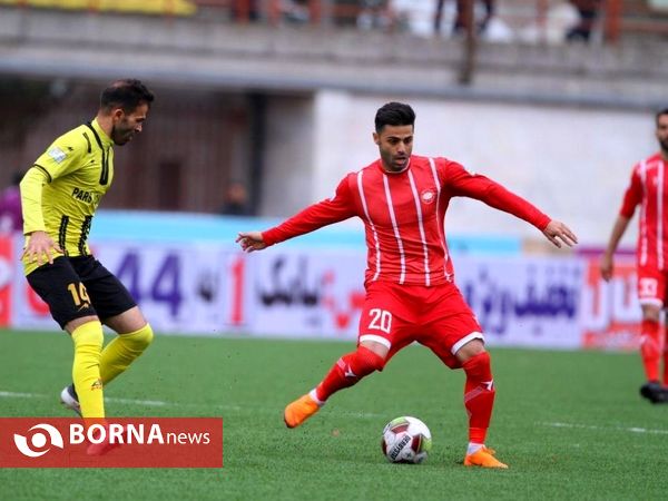 دیدار تیم های فوتبال سپیدرود رشت- پارس جنوبی جم
