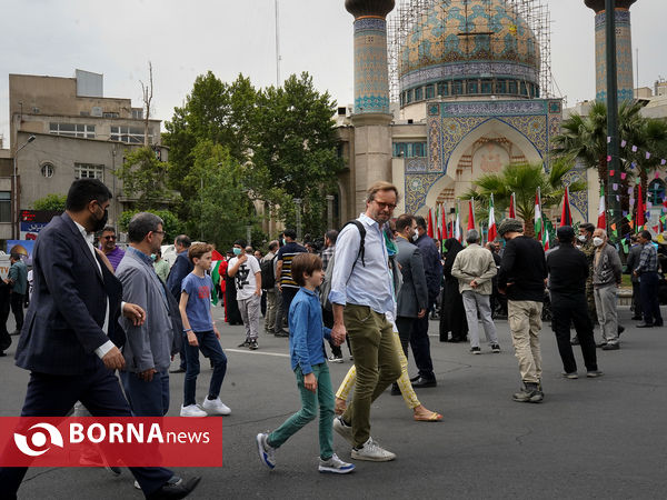 راهپیمایی روز قدس -تهران ۱