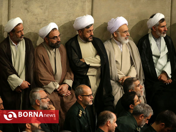 دیدار مجمع عالی فرماندهان سپاه با فرمانده کل قوا
