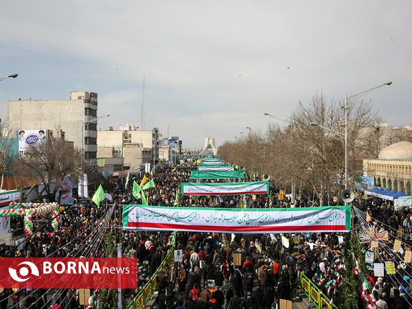 راهپیمایی روز 22 بهمن در تهران-1