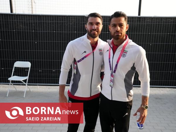 کنفرانس مطبوعاتی بازیکنان تیم ملی فوتبال ایران