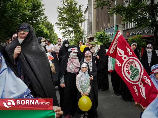 راهپیمایی روز قدس -تهران ۱