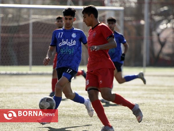 دیدار تیم‌های فوتبال نوجوانان پرسپولیس 2-  نوجوانان استقلال 0